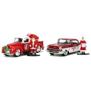 Jada Toys - 1:32 Christmas - Hollywood Rides - 1941 Ford Pickup & 1957 Chevy